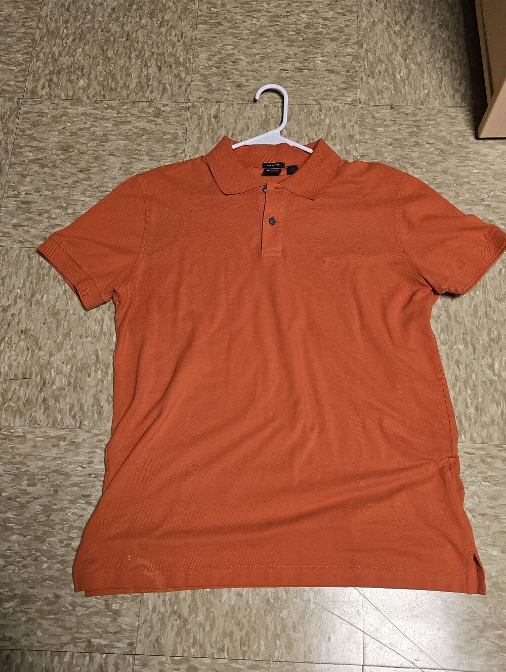 BOSS Orange Polo Shirt Orange Short Sleeve
